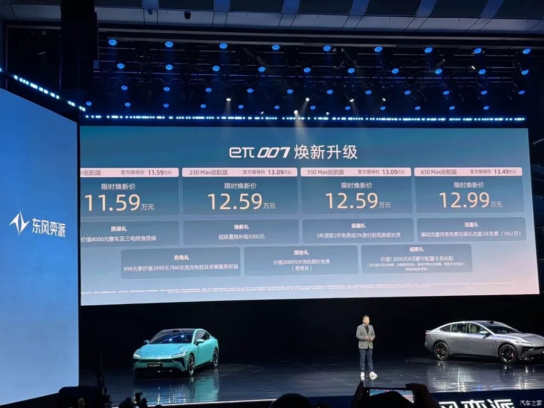 13.99万起买中大型轿车！标配激光雷达/8295P芯片，同样价格你会选它还是启源A07？