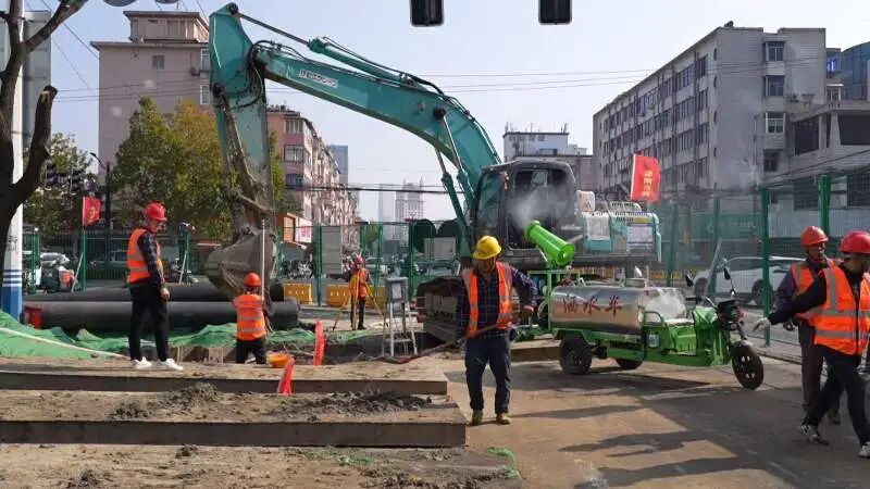 青年路改造预计明年5月底完工