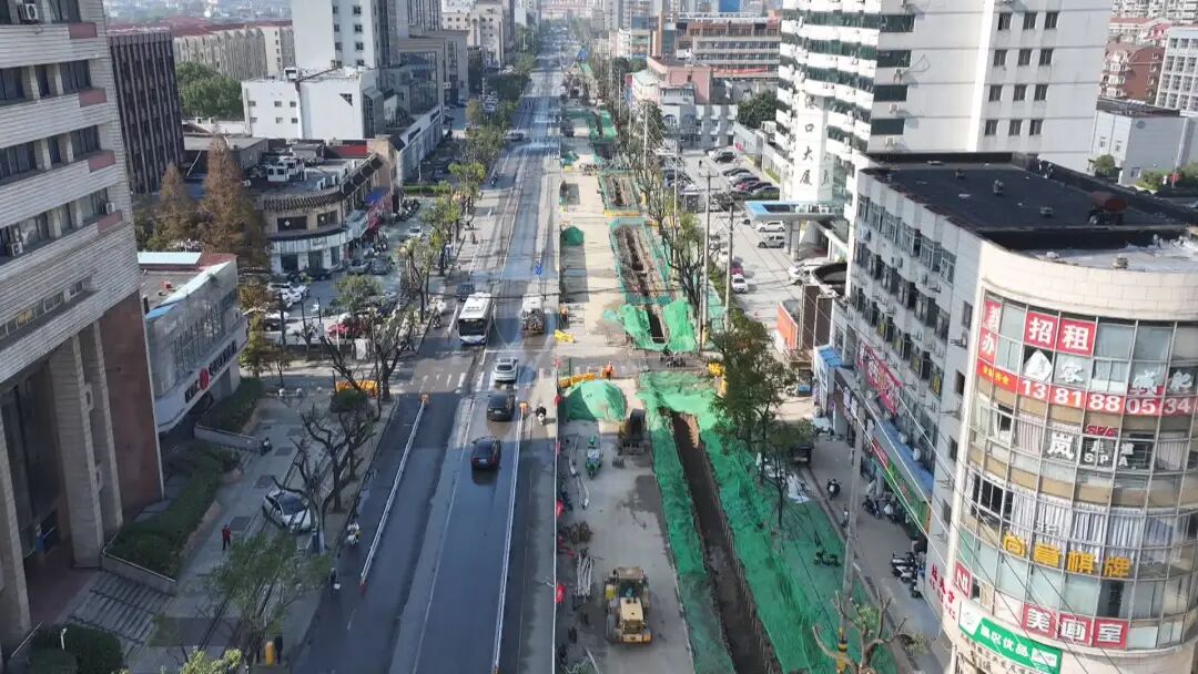 青年路改造预计明年5月底完工