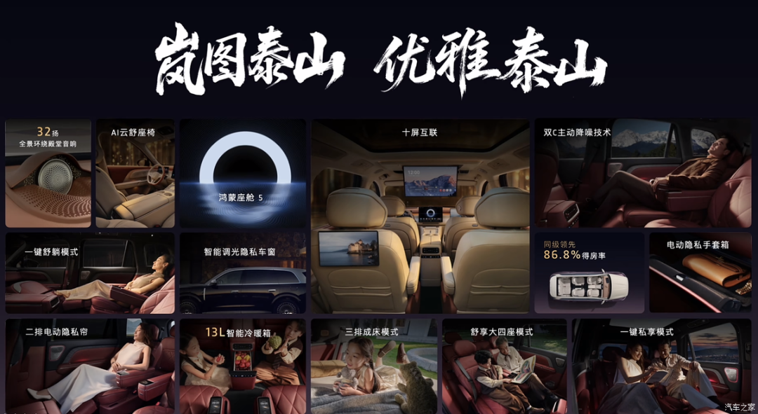 豪华大六座SUV，双色车身，轴距3米1多，续航1400km！