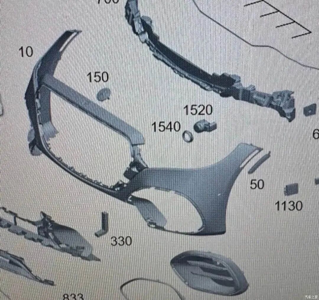 经典竖置风格格栅+大尺寸导流槽，中期改款S级长这样？