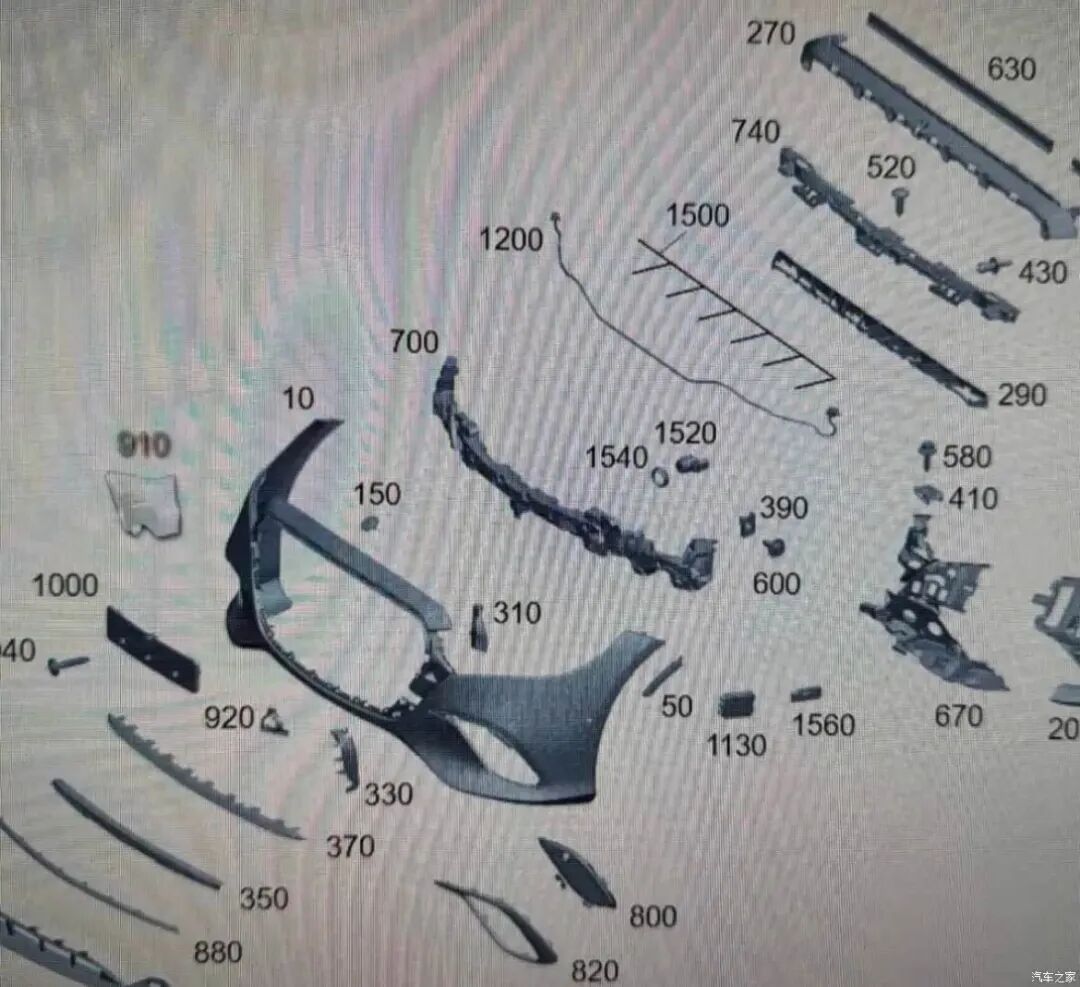 经典竖置风格格栅+大尺寸导流槽，中期改款S级长这样？