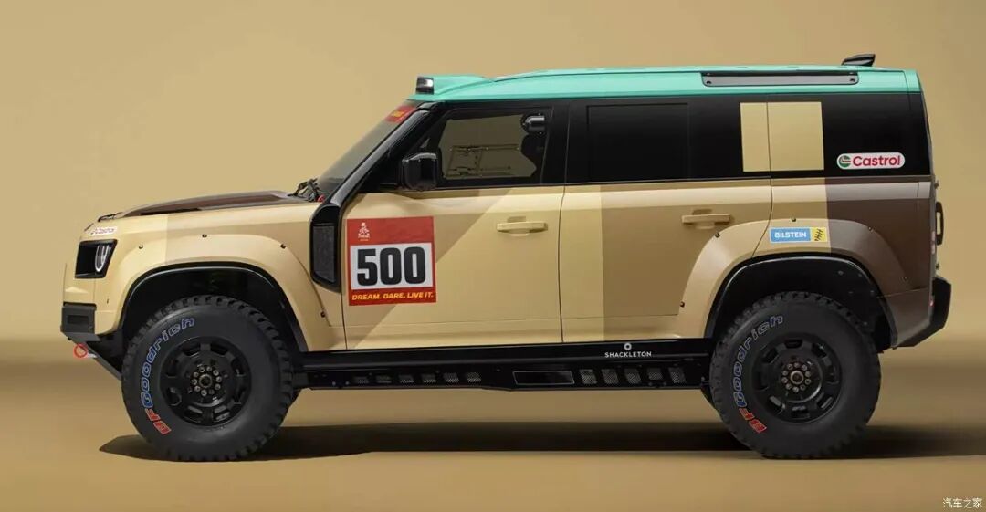 4.4T V8、8AT,35英寸越野胎、六点式赛车座椅,史上最强悍卫士来了!