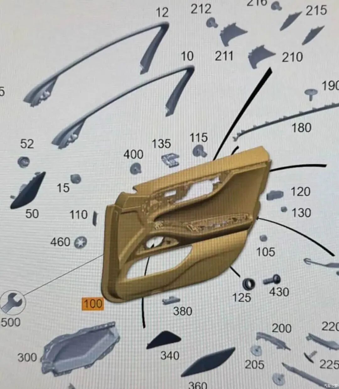 经典竖置风格格栅+大尺寸导流槽，中期改款S级长这样？