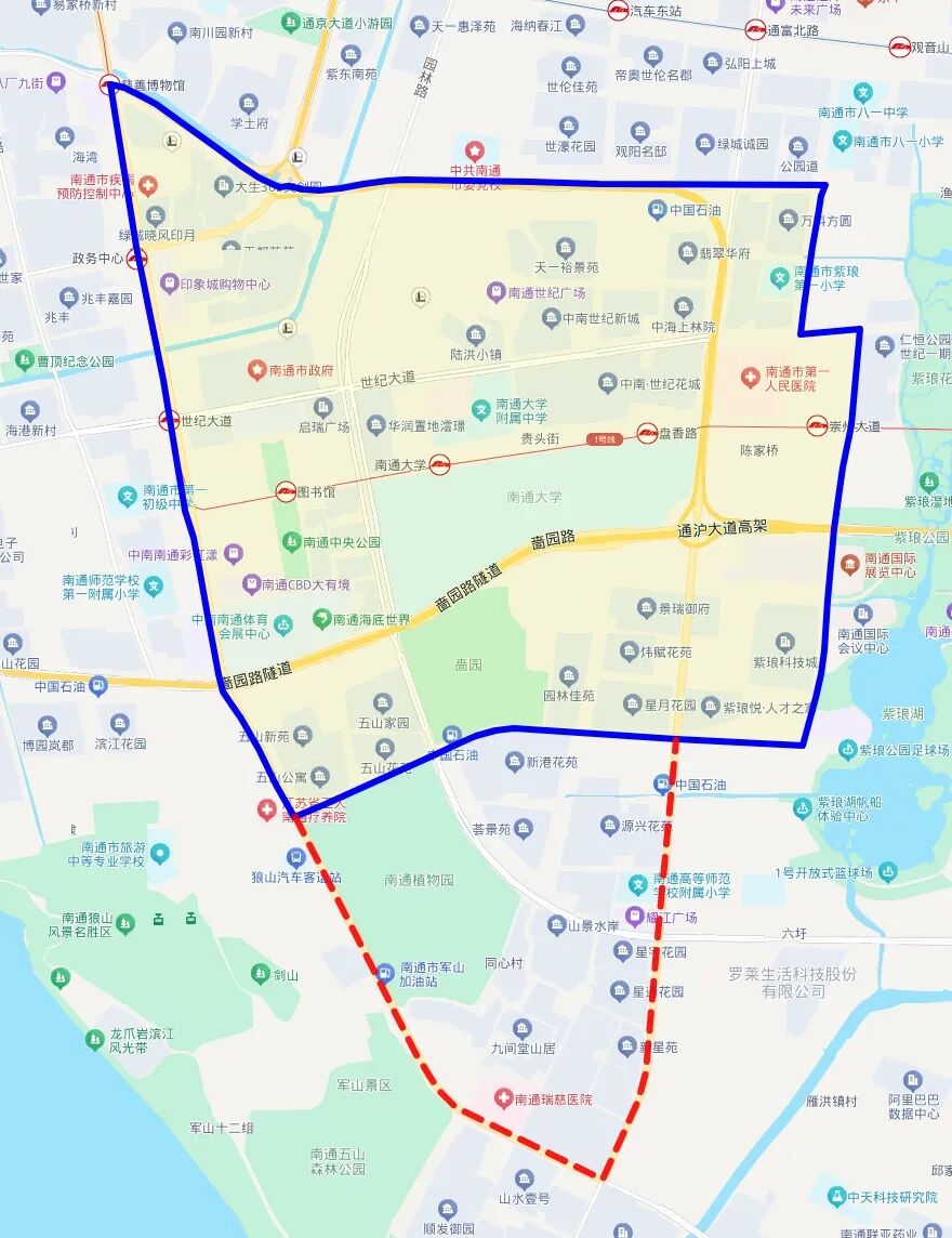 南通扩大部分区域动态公交服务范围!乘车方式