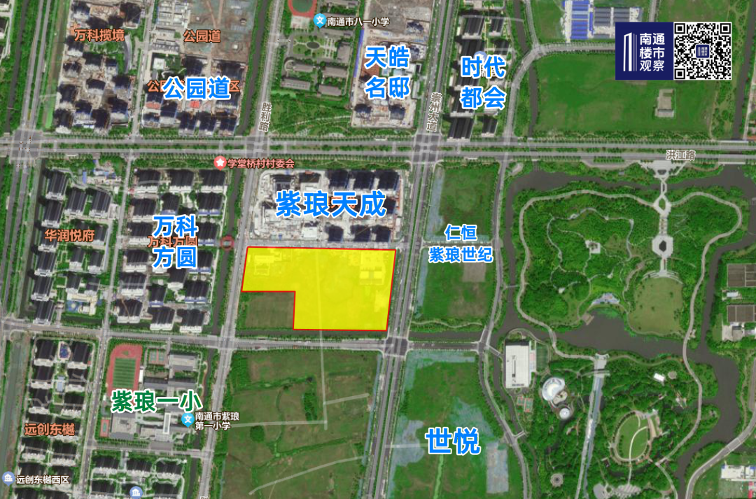 11277.3元/㎡!刚刚,南通拍出5块好地!