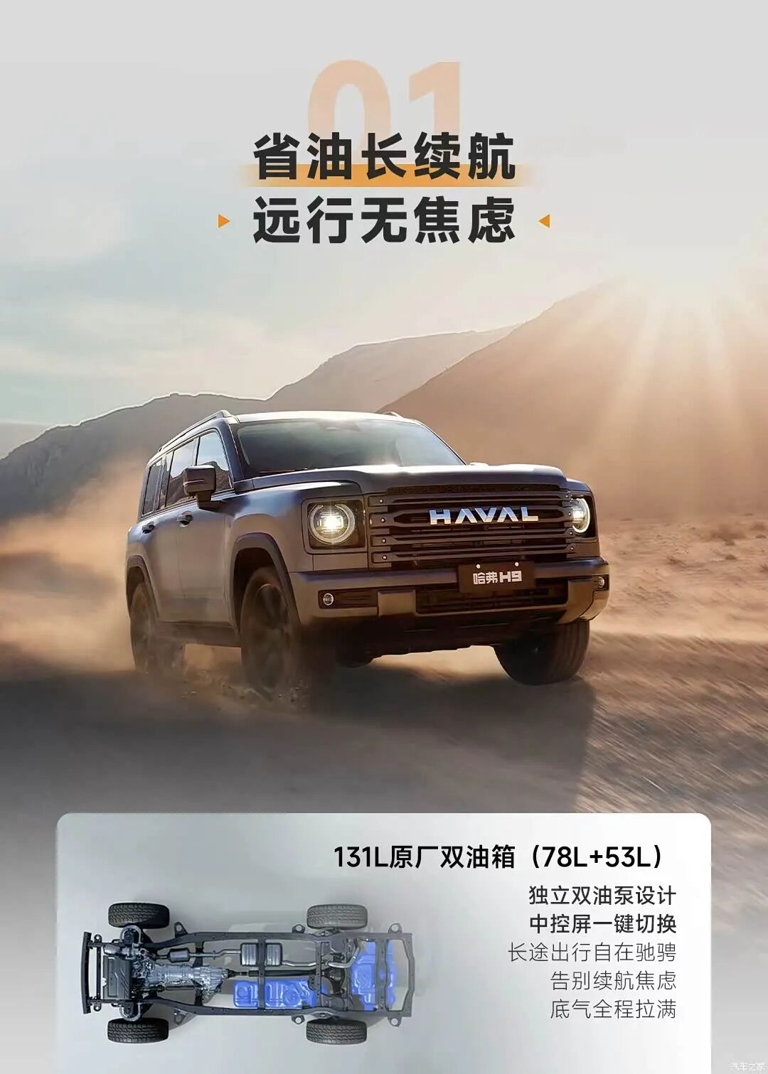 2.4T、490牛·米,AT越野轮胎,800mm涉水深度,续航可达1400km!