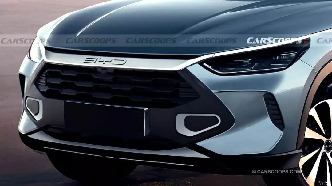 大嘴进气格栅，贯穿式尾灯，运动感十足，这车看上去有点帅！