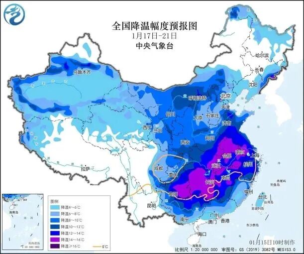 中到大雪，局部暴雪！江苏迎来大范围寒潮