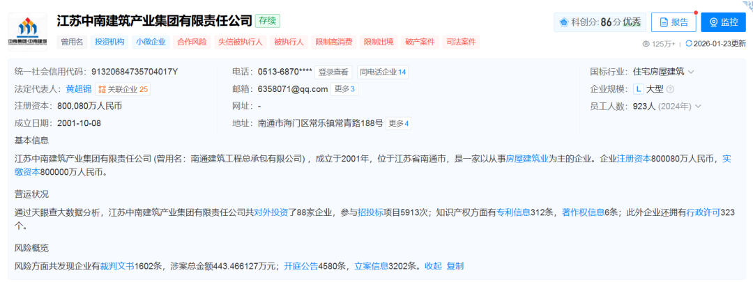 唏嘘！南通又一特级建企破产重整