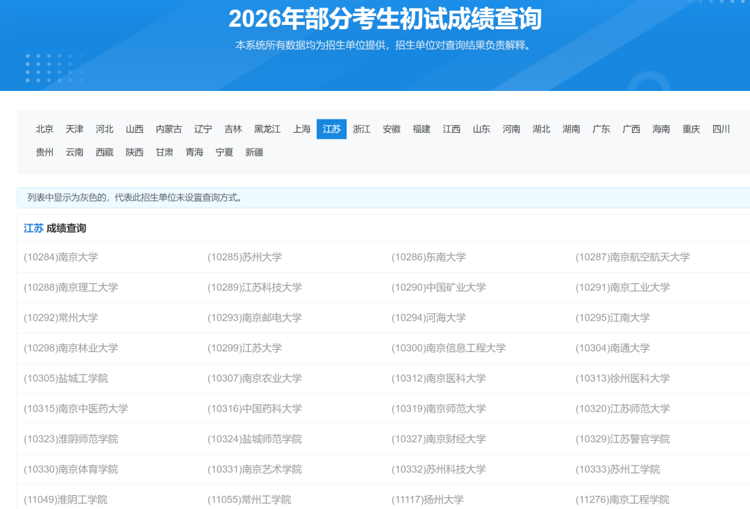 2026考研初试成绩查询流程！附查分入口！