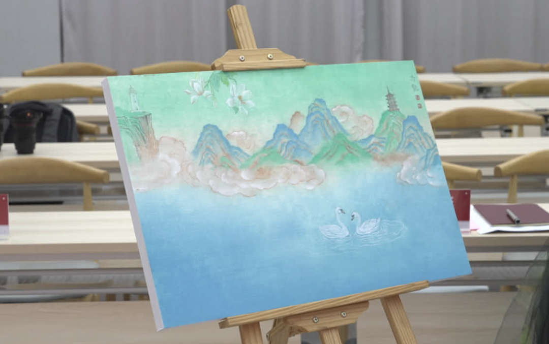 又送了一幅画！“南通女孩”与英国夫妇跨越37年再续“丹青缘”